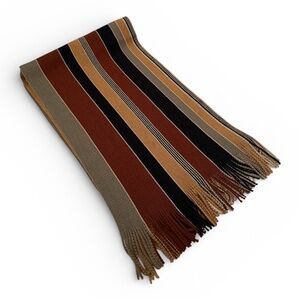 Missoni for Target (2011) Wool Blend Striped Scarf Brown